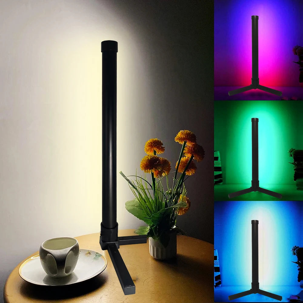 LED ambiance floor lamp, decorative atmosphere lamp, APP control, remote control tuner, change light mode with music rhythm